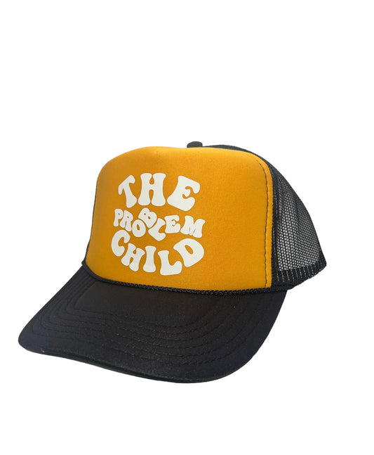 Classic Black And Gold Trucker Hat